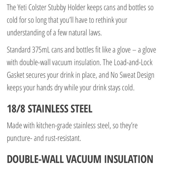 YETI Colster Stubby Can Holder - Picture 4 of 4